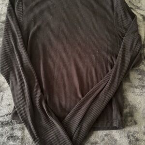 Women’s Black Ribbed Sweater